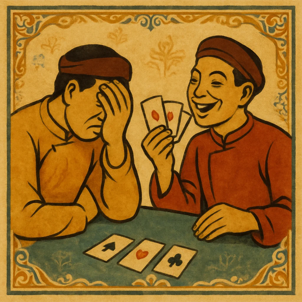 Sai lầm thường gặp khi xếp Mậu Binh — minh hoạ retro Saigon