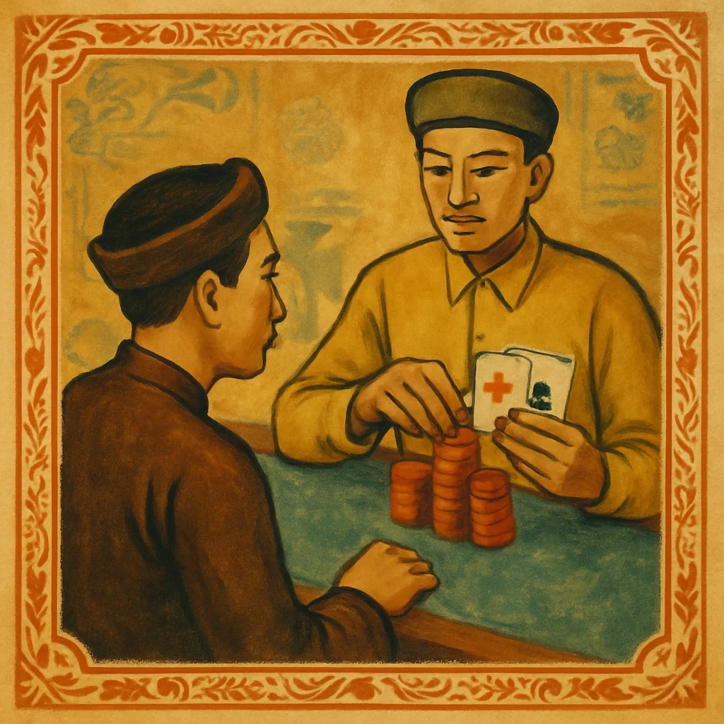 Mẹo Baccarat cho người mới — quản lý cược — minh hoạ retro Saigon