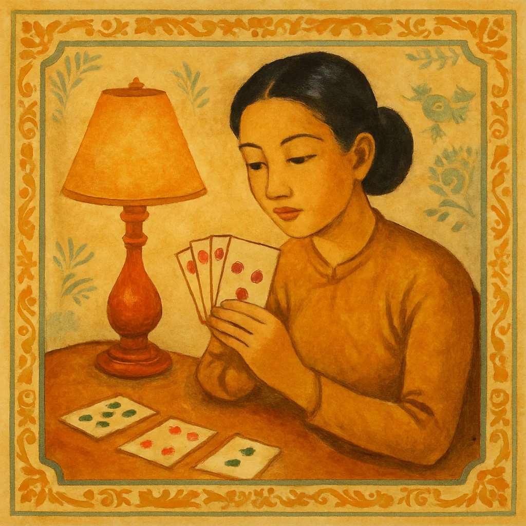 Mẹo Sâm Lốc cho người chơi trung-cao cấp — minh hoạ retro Saigon