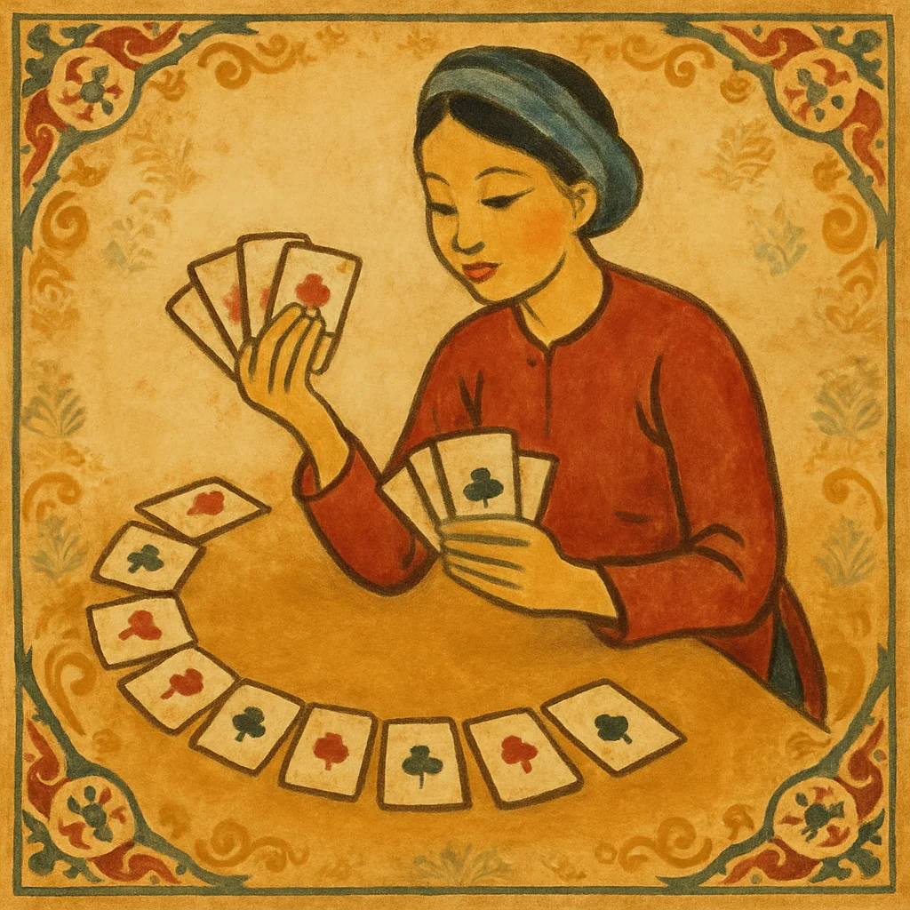 Mẹo Crescent Solitaire — dùng 3 shuffle thông minh