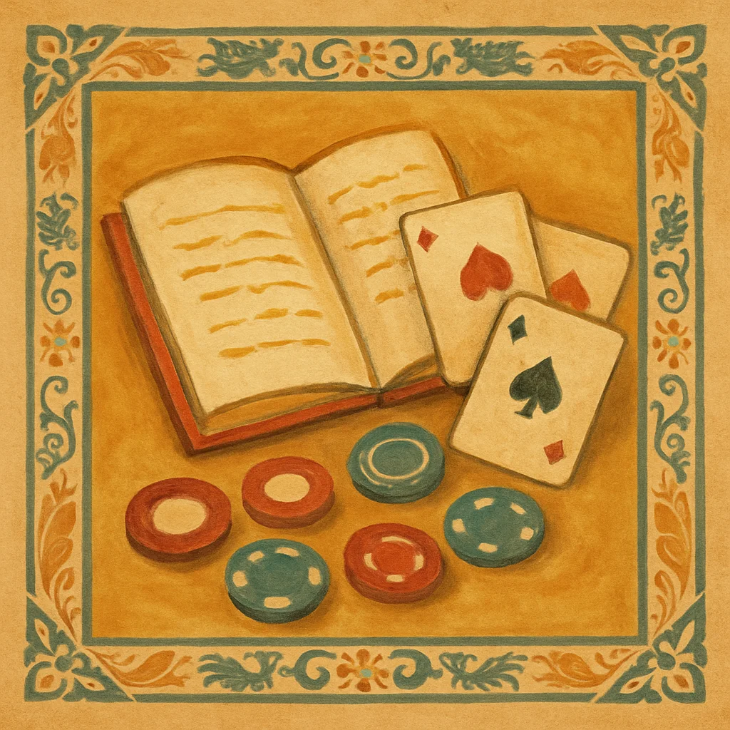 Thuật ngữ Baccarat thông dụng — minh hoạ retro Saigon